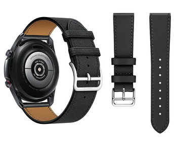 Beline pasek Watch Hermes Leather do zegarków 20mm - czarny /black box - Beline