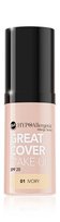 Bell HYPOAllergenic Intensywnie kryjący podkład w musie Great Cover Make-Up SPF 20 - 01 Ivory Bell