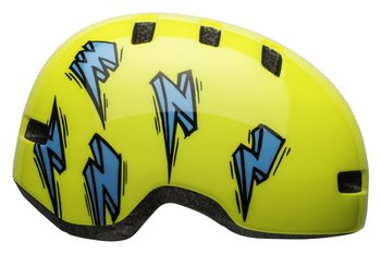 Bell, Kask dziecięcy, Lil Ripper, piorun, żółty, rozmiar XS - Bell