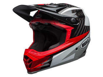 Bell, Kask full face, Full - 9 carbon, czarno-czerwony, rozmiar XS/S - Bell