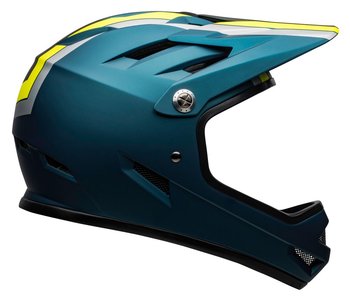 Bell, Kask full face, Sanction, niebieski mat, rozmiar M - Bell