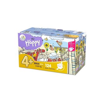 Bella Baby Happy, New Flexi Fit, Pieluszki dla dzieci, Maxi Plus Box, 124 szt. - Bella Baby Happy