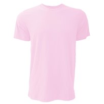 Bella + Canvas - Gładka Koszulka T-shirt Unisex (XS ( 122 - 128 ) / Różowy)