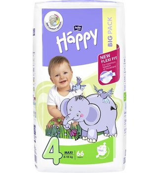 Bella Happy, Pieluszki jednorazowe Maxi Big Pack, 66 szt. - Bella Baby Happy