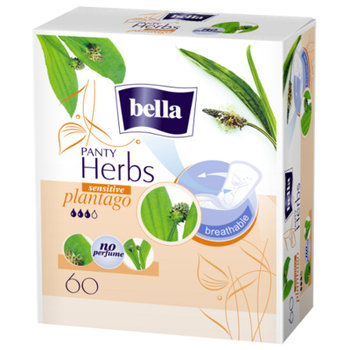 Bella, Panty Herbs Sensitive Plantago, wkładki higieniczne, 60 szt. - Bella