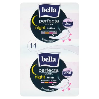 Bella Perfecta Ultra Night, podpaski higieniczne, 14 sztuk - Bella