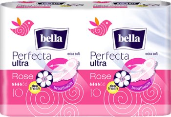 Bella, Podpaski Perfecta Rose Duo, 20 szt. - Bella