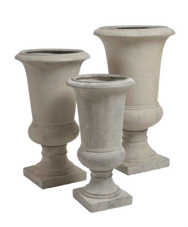 Belldeco, Puchar smukły Grigio, ecru, 40x40x66 cm