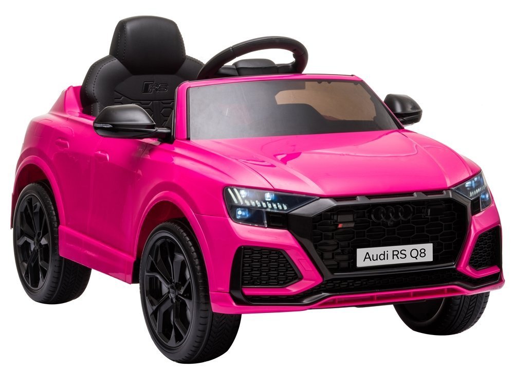 Audi Rozowe Bemi, Pojazd na akumulator, Audi RS Q8 2 Silniki 12V Różowe - Bemi ...