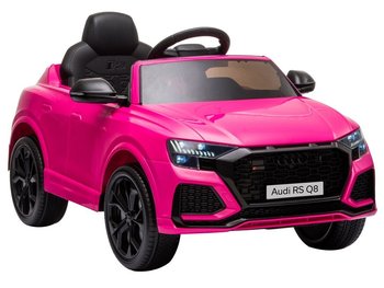 Bemi, Pojazd na akumulator, Audi RS Q8 2 Silniki 12V Różowe - Bemi
