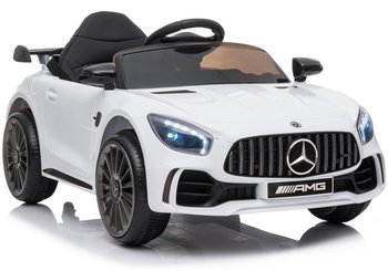 Bemi, Pojazd na akumulator, Mercedes AMG GTR 2x45W 12V Biały - Bemi