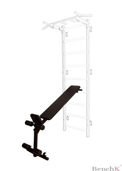 BenchK, Ławka do ćwiczeń, B310B/710B, czarny - BenchK