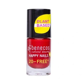 Benecos, Lakier do paznokci, Cherry Red, 5ml - BENECOS