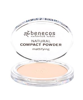 Benecos, puder w kamieniu Porcelain, 9 ml - BENECOS