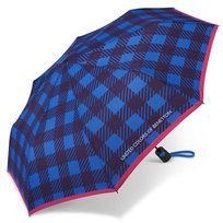 Benetton 59037 parasol damski granatowo-niebieski Automat z pokrowcem Inna marka