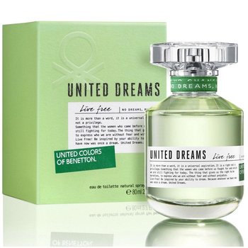 Benetton, United Dreams Live Free, woda toaletowa, 80 ml - Benetton