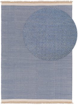 Benuta, Dywan krótkowłosy KARLA, niebieski styl klasyczny 160x230 cm - Benuta