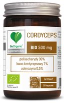 BeOrganic by Aliness Cordyceps BIO ekstrakt 30/7/0,5 500 mg 50 kapsułek Aliness