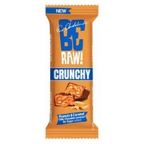 BeRAW Baton Crunchy Peanuts&Caramel, przekąska 40g