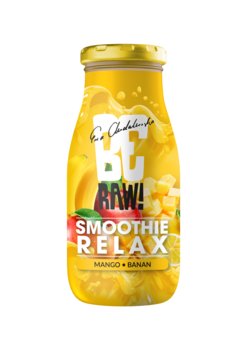 BeRaw, smoothie mango banan Relax, 250 ml - Purella Superfoods