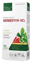 Berberyna HCl 40 kapsułek MEDICA HERBS Medica Herbs