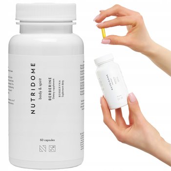 BERBERYNA HCL tabletki obniżające cholesterol CUKIER ciśnienie 60 NUTRIDOME - Nutridome