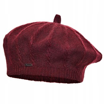 Beret damski BLANCA Bordo - Pawonex