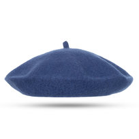 Beret Damski Francuski Wełniany Z Antenką Stylowy Premium Gładki Klasyczny - Ber-59 Aleszale