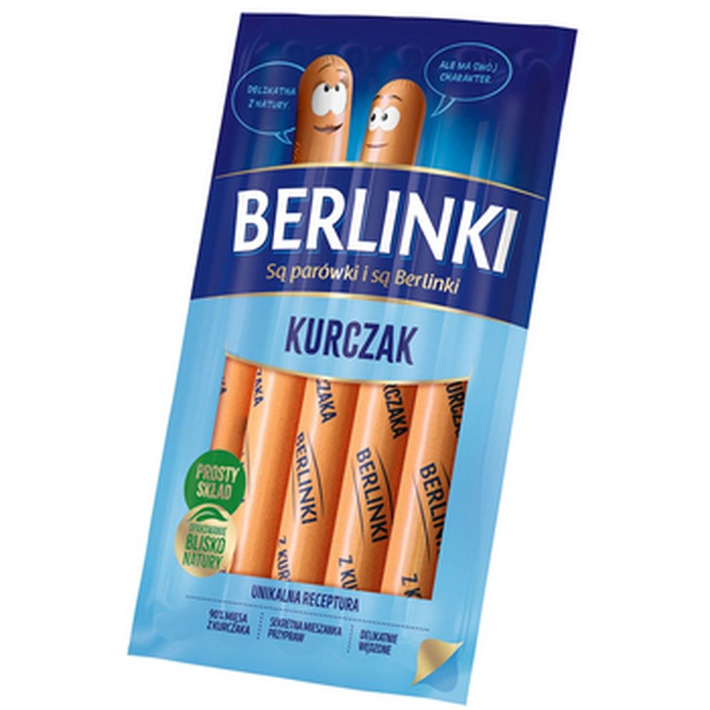 Berlinki Morliny Z Kurczakiem I Dodatkiem Protein 200 G Inna Marka 