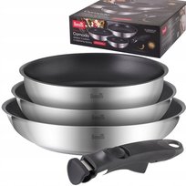 BERRETTI COMODO Zestaw patelni 20/24/28 cm z odpinanym uchwytem / rączką