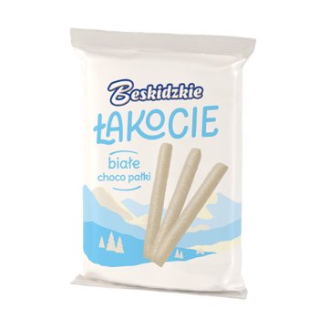 Beskidzkie Łakocie choco pałki w czekoladzie białej 140 g - Aksam