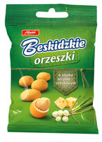 BESKIDZKIE Orzeszki o smaku serowo-cebulowym 70g [10] Inna marka