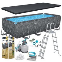 Bestway 561KA Basen ogrodowy stelażowy 549x274x132cm Pompa piaskowa 6056l/h