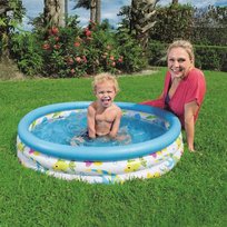 Bestway, basen dziecięcy, pompowany, okrągł, koralowiec, 102x25cm