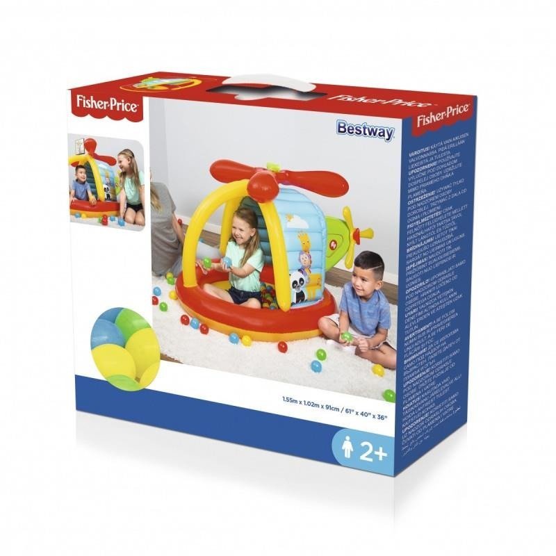 Bestway, suchy basenik z piłkami Helikopter