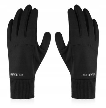 BETLEWSKI Rękawiczki wodoodporne sportowe miękkie na zimę do telefonu S-M - Betlewski