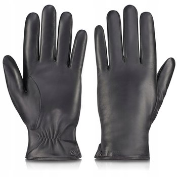Betlewski, Skórzane rękawiczki męskie zimowe do telefonu, iTouch, rozmiar M - Betlewski