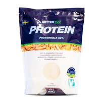Better You Białko roślinne 80-85% wegańskie -1000 g Jagoda/Wanilia