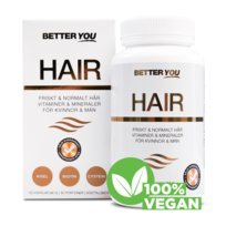 BETTER YOU Hair - witaminy, minerały i aminokwasy dla włosów 120 kaps.