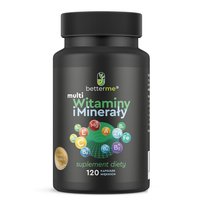 Multiwitamina BetterMe 120 kapsułek | 12 witamin + 8 minerałów | Energia • Odporność • Zdrowie