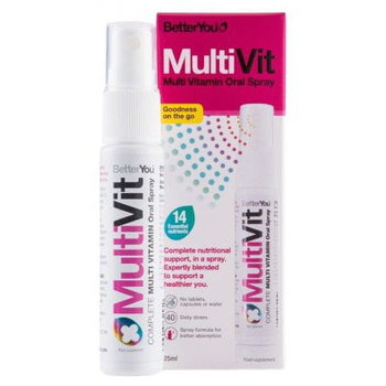 BetterYou, multivitamina w sprayu Multivit, 25 ml - BetterYou