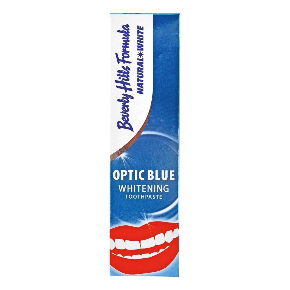 Beverly Hills, Natural White Optic Blue Whitening Toothpaste, Wybielająca pasta do zębów, 100ml