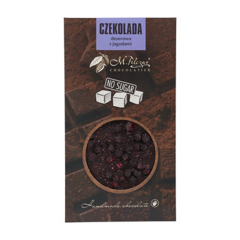 Bez Cukru: Czekolada Deserowa Z Jagodami - M. Pelczar Chocolatier