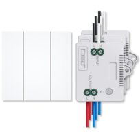 BEZBATERYJNY BEZPRZEWODOWY WŁĄCZNIK WYŁĄCZNIK ŚWIATŁA ŚCIENNY PRZYCISK