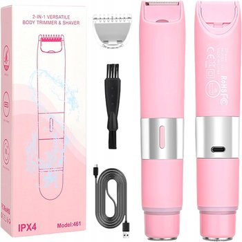 BEZBOLESNY DEPILATOR TRYMER GOLARKA DAMSKA DO BIKINI TWARZY CIAŁA NÓG 2W1 - AMT