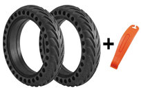 BEZDĘTKOWA pełna opona 8,5'' do hulajnogi Xiaomi / Motus Scooty 8,5 + łyżka Xiaomi
