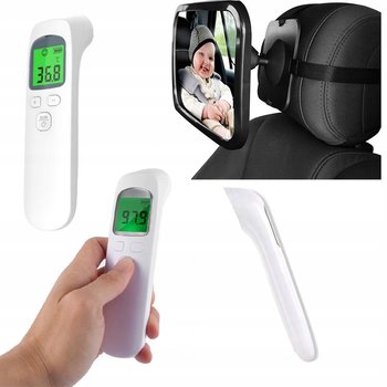Bezdotykowy termometr medyczny na podczerwień + Lusterko 360° do obserwacji dziecka w samochodzie - Inny producent