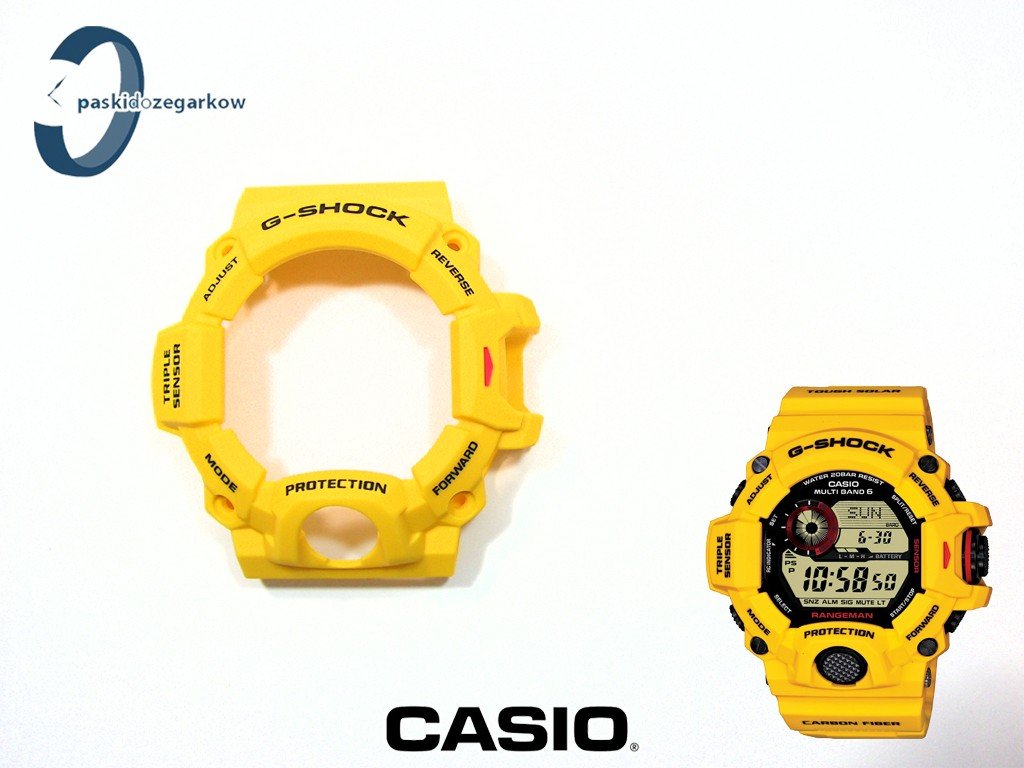 Bezel Casio G-Shock GW-9430 GW-9400 GW-9430EJ-9 żółty oryginał 