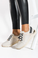 Beżowe sneakersy damskie buty sportowe na platformie sznurowane Casu SG-810-2-37