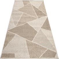 Beżowy dywan płasko tkany NOWOCZESNY dywan 120x170 na taras balkon costa